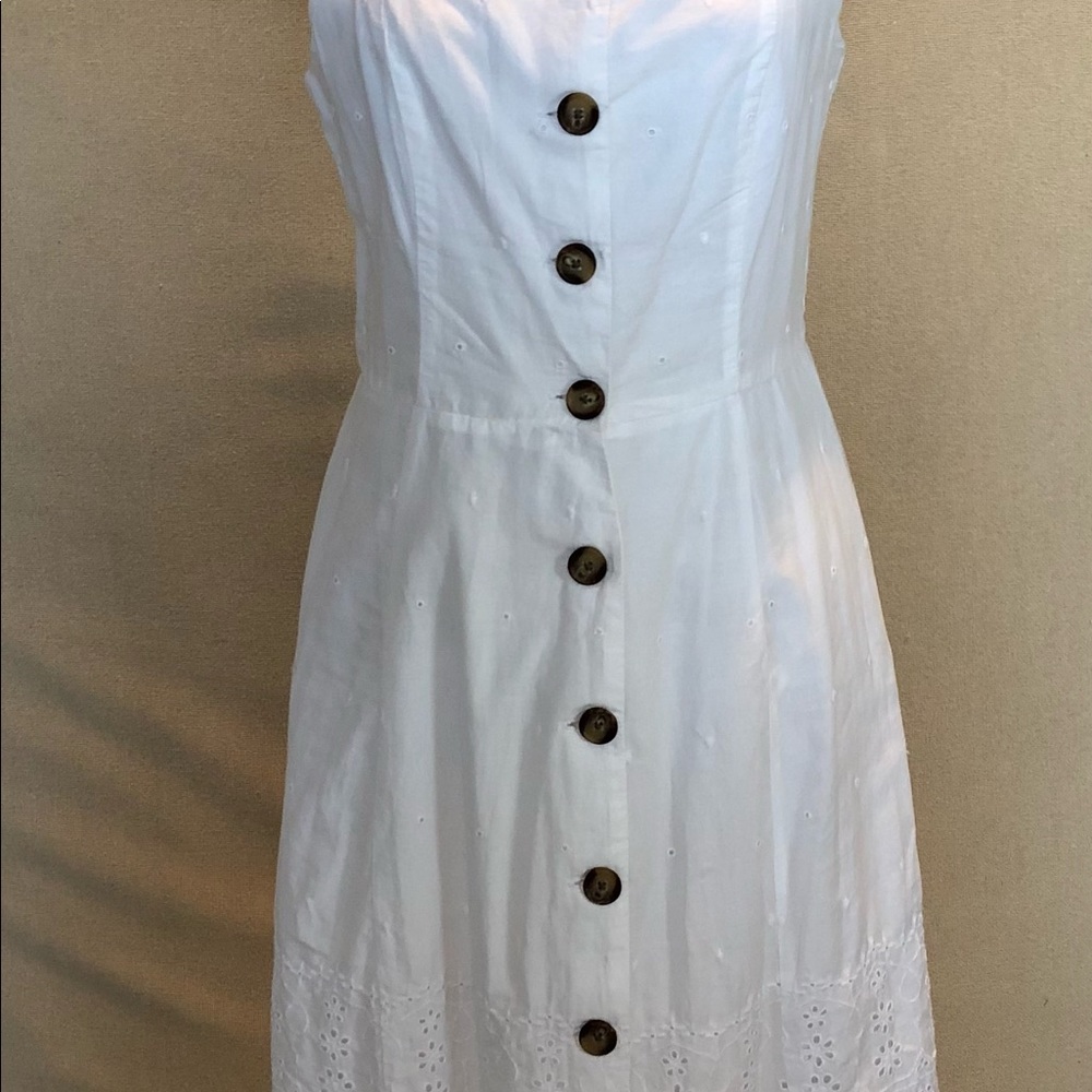 Gap White Sundress Sz 4